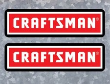 2x Replacement CRAFTSMAN Toolbox Logo Decals American Made picture