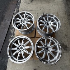 Used 18x8.5/18x9.5 Vors SP2 5x114.3 35 73.1 Silver Machined Wheels set-4 picture