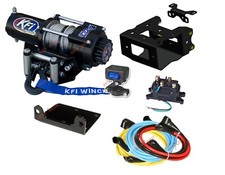 Polaris Sportsman 450 Winch and Mount Plate Kit 2016-2026 2000 lbs KFI ATV picture