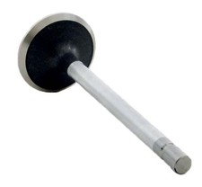 EngineTech Chrome Stem Exhaust Valve Pack of 1 Direct Fit picture