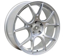 Set of 4 19x8.5 Hyper Silver Wheels 5x114.3 ET35 Rims Fit Camry Accord Civic K5 picture