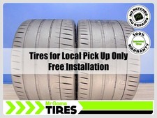 2 Michelin Pilot Sport 4S ZP RFT 345/25R21 Used Tires 6.1/32 Tread 104Y 3452521 picture