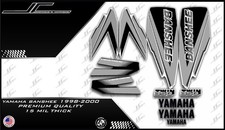 Yamaha Banshee full graphics decals kit 1998-2000 THICK AND HIGH GLOSS picture