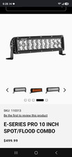 RIGID INDUSTRIES E-SERIES PRO 10 IN SPOT/ FLOOD COMBO LIGHTBAR - NEW - BLACK picture