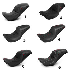 1-Piece Seat Driver Passenger Black For Harley Road Glide Electra Glide 1997-07  picture