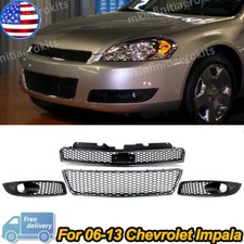 For 2006-2013 Chevrolet Impala Front Upper And Lower Grille and Fog Light Grille picture