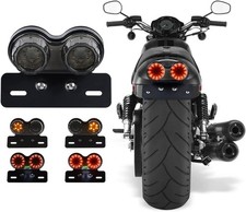 Motorcycle LED Tail Light Brake Light Turn Signal Lamp W/License Plate Bracket picture