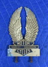 NOS HARLEY SHOVELHEAD KNUCKLEHEAD PANHEAD CHOPPER EAGLE WINGS SISSY BAR INSERT picture