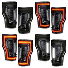 ORACLE Black Series Flush Mount LED Taillights for Select 17-22 Ford Super Duty picture