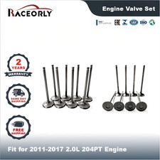 RACEORLY 204PT Engine Inlet Exhaust Valve For Jaguar Land Rover AJ200 2011-2017 picture