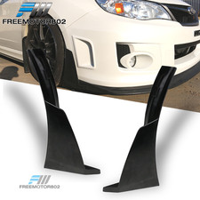 Universal Ikon Style Front Bumper Lip Splitters Winglets Canards 2PC PU picture