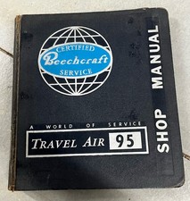 1957 BEECHCRAFT TRAVEL AIR 95 SHOP MANUAL 95-590001-1 OEM Original  . picture