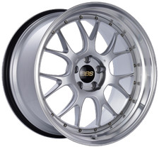 BBS LM-R 20x9.5 5x120 ET23 Diamond Silver Center Diamond Cut Lip Wheel -82mm PF picture