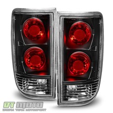 Black 1995-2005 Chevy Blazer GMC Jimmy S10 Tail Lights Brake Lamps Aftermarket picture