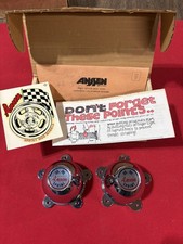 Vintage Early Pair Of (2) Ansen Sprint Center Caps 5 Ear NOS Day 2 picture