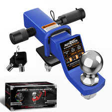 AUTMATCH Trailer Hitch Ball Mount & 2
