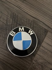 Genuine BMW Front Hood Roundel Emblem 82mm OEM 51767288752 picture