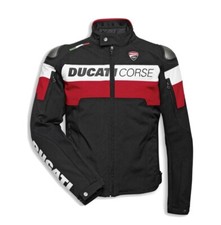 Ducati Corse Tex C5 Fabric Jacket by Dainese Waterproof CE Armor Touring picture