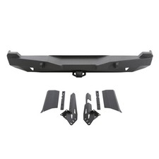Smittybilt 76850 XRC Rear Bumper Hitch Textured Blk for 84-01 Jeep Cherokee XJ picture