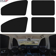 4× Magnetic Car Side Front Rear Window Sun Shade Cover Mesh Shield UV Protection picture