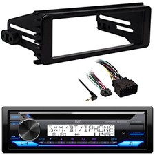 JVC KD-T92MBS Marine Bluetooth CD Player Receiver + Harley Davidson Install Kit picture