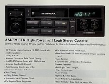 1988-1989 Honda Civic CRX Full Logic Factory Am/Fm Radio Cassette OEM Rare picture