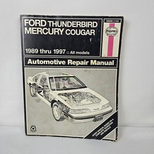 HAYNES 1989-1997 FORD THUNDERBIRD MERCURY COUGAR REPAIR MANUAL #1725 picture