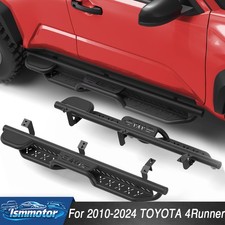 for 2010-2024 Toyota 4Runner Crew Cab Running Boards Nerf Bars Raised Side Step picture