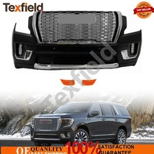 Compatible with 2021-2024 GMC Yukon Complete Bumper Cover Unprimed W/Grille New picture