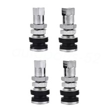 4PCS Flush Mount Metal TR161 Chrome Tire Valve Stems High Pressure Bolt Valve picture