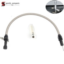 For Chevy GM TH350 Flexible Transmission Dipstick Firewall Mount + Filler Tube picture