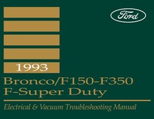 1993 Ford Bronco/F150-350/F-Super Duty Electric Troubleshooting Manual picture