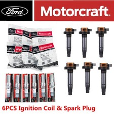 6PCS. GENUINE Motorcraft Ignition Coil & Spark Plug For Ford F150 3.5L USA picture