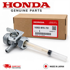 16950-MY6-791 Genuine Honda Fuel Gas Valve Petcock 93-23 XR650L Tap NEW OEM picture