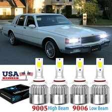For  Caprice 1987-1989 1990 6000K LED Headlight High & Low Beam Bulbs picture
