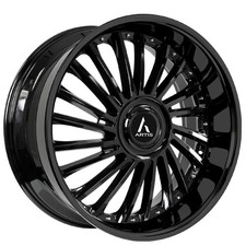 24x10 Artis Wheels Renegade XL Gloss Black Rims (4pcs) picture