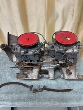 1956 Pontiac/GM/ D-32960 NASCAR dual-quad setup Rochester Complete-NICE picture