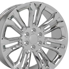 Single(1) OE Wheels CV43 22x9 Chrome Rim 6x139.7 24ET picture