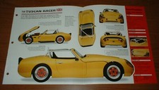 1989 TVR TUSCAN RACER SPEC SHEET BROCHURE POSTER PRINT PHOTO 88 89 90 91 92 picture