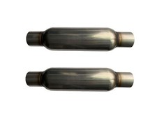 Universal Glass Pack Exhaust Resonator 2.5