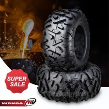 2 WANDA ATV UTV Tires 25x10-12 25x10x12 6PR P350 Bighorn Style All Terrain picture