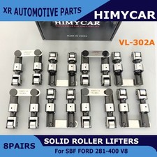 RACING RETROFIT SOLID/MECHANICAL ROLLER LIFTERS FOR SBF FORD 281-400 V8 LINK BAR picture