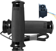 Avon Custom Contour Heated Grips TBW Black Fly-By-Wire 1in picture
