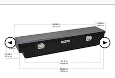 TOOL BOX FOR THE DUMP BED OF THE POLARIS RANGER 1000XP -53470 picture