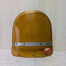​RARE Amber Fuji Rabbit Scooter Genuine Windshield Screen S301 CRACK  picture