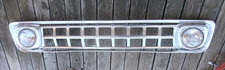 1965 FORD PICKUP TRUCK GRILL CUSTOM CAB ALUMINUM DELUXE ORIGINAL PATINA picture