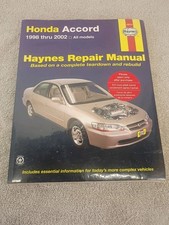 NOS SEALED Honda Accord 1998-2002 Haynes repair manual 42014 picture