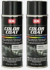 SEM 15013 Pack of 2 Color Coat Landau Black Spray Paint Aerosol Can 12 oz. each picture