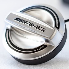 Genuine Mercedes Benz AMG Edition 55 Fuel Tank Filler Gas Cap Cover Matt Chrome picture