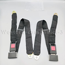 2Pack Universal 2 Point Seat Belt Adjustable Car Safety Belts CA Shipping picture